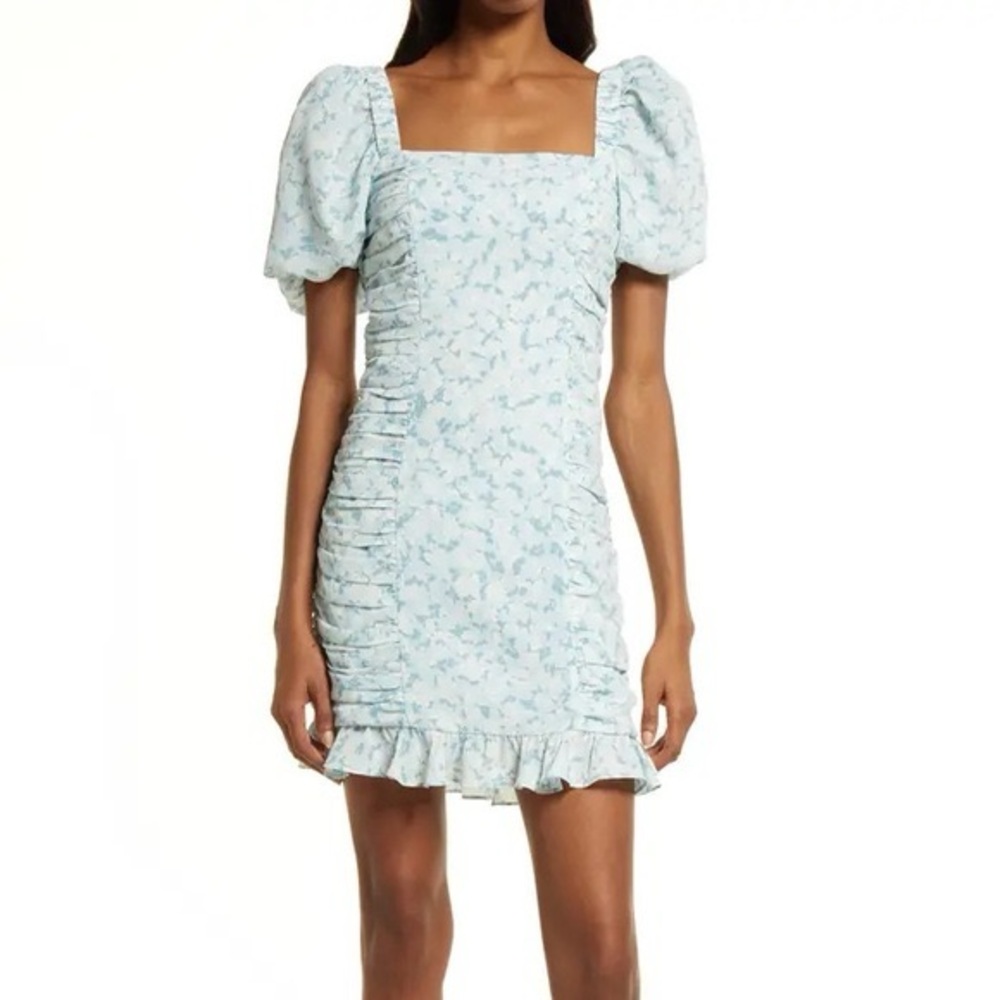 Blue floral Chelsea28 mini dress size XS
